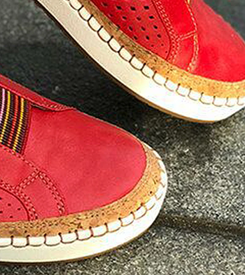 New women flats Breathable Slip On casual shoes women loafers fashion leather platform white sneakers female Plush Size VT245 (14)