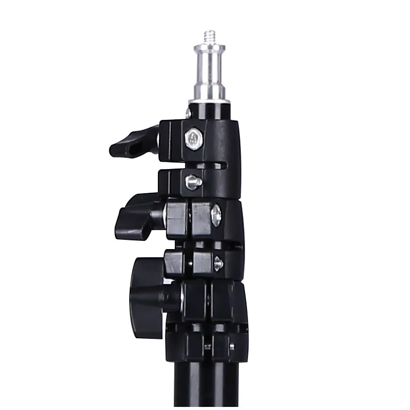  Max extension 190cm Light weight portable light standing tripod 1/4 Screw for Ring led lamp Studio 