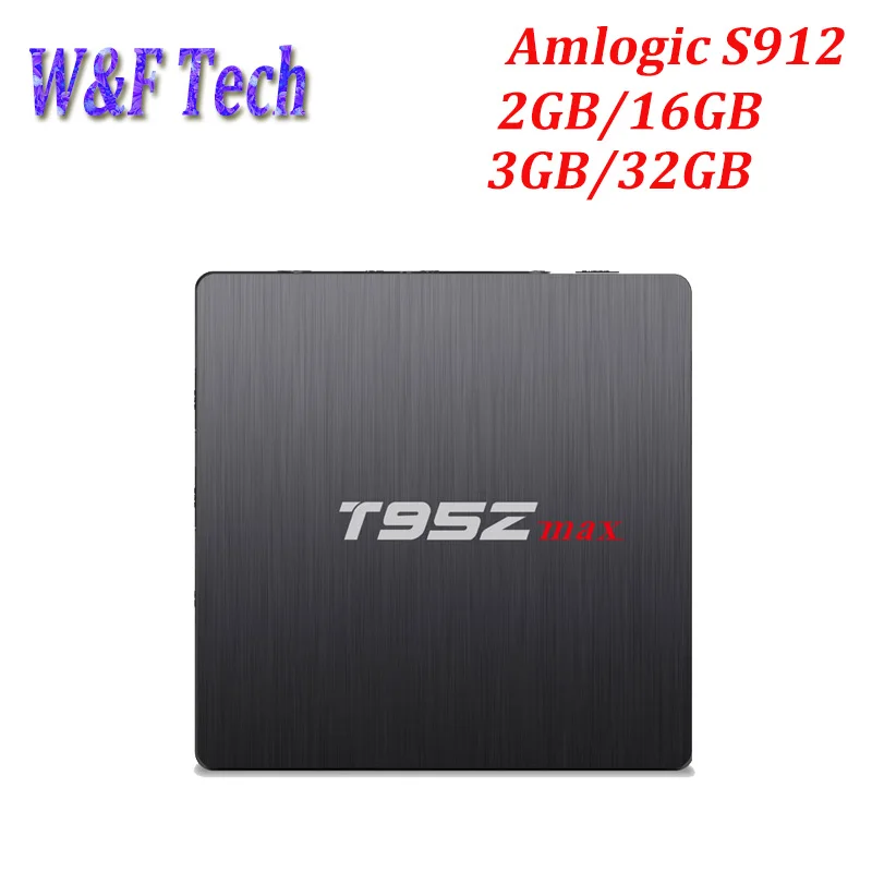 

NEW T95Z Max Android 7.1 TV Box Amlogic S912 Octa Core BT Smart Media Player 2GB/16GB 3GB/32GB 5G WIFI 4K Set Top Box
