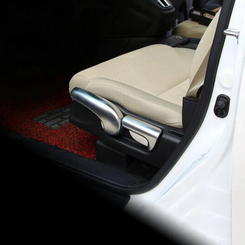 

For Honda CRV CR-V accessories 2012-16 ABS Chrome Car Seat adjustment Switch Panel cover Trim Car Styling