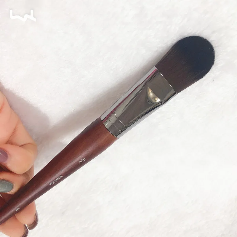 Shopkeeper Recommended!Large Soft Powder Big Blush Flame Brush Foundation Makeup Brush wood handle Cosmetic Tool Drop Shipping