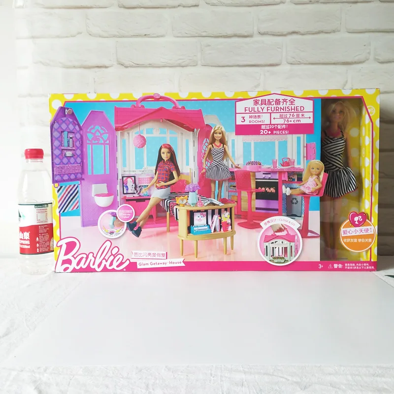 Настоящая Барби Glam Gateway дом Dreamhouse с кукольной мебели набор игрушек для девочек дом Барби рождественские подарки для детей