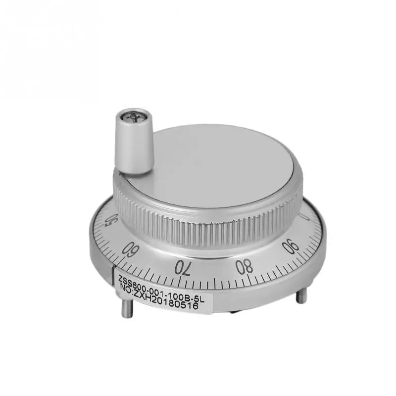 

Manual Pulse Generator CNC Pulse Encoder 5V 60MM Hand Wheel Pulse Encoder Mill Router Manual Control For CNC System Hot Sale