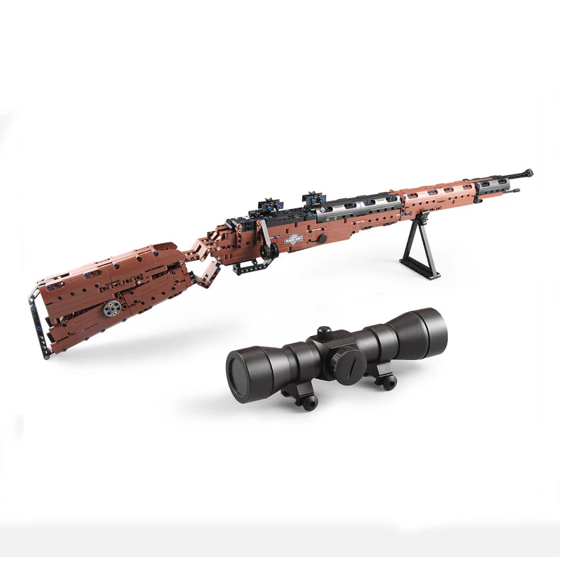 Совместимые строительные блоки technic Guns 98K модель мушкета оружие армии наборы