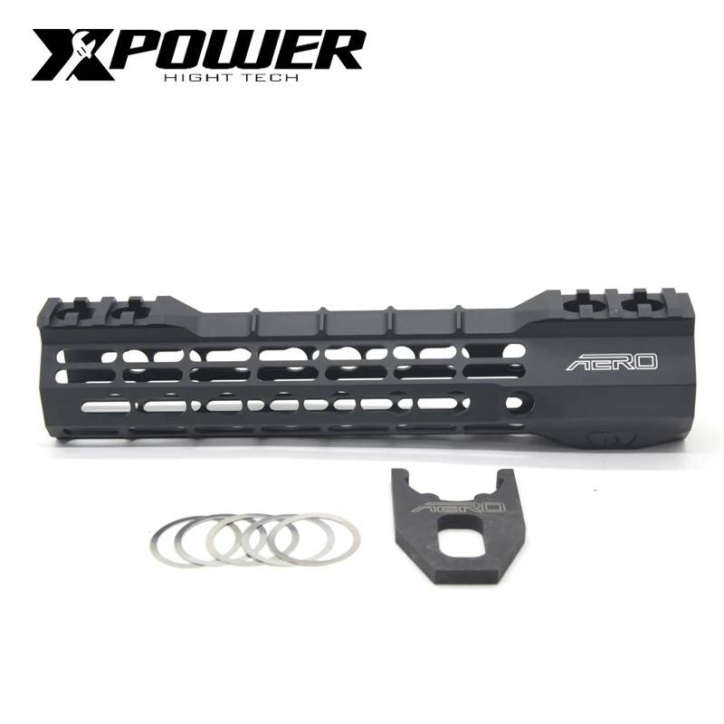 XPOWER Rail Система " 12" Handguard для Keymod AR15 AEG M4A1 Airsoft пневматические пистолеты Пейнтбол гель бластер