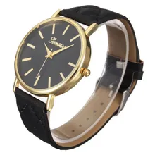 2016 Fashion Womens Watches Ladies Watch Belt Diagonal Checkered Plaid font b Tartan b font Table