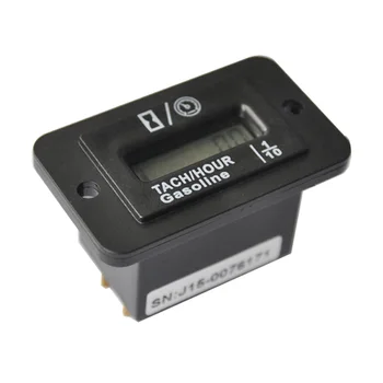 

Free shipping Snap in digital inductive INDUSTRIAL Vehicle ATV Boat Truck generator lawn mower gas tach tachometer Hour Meter