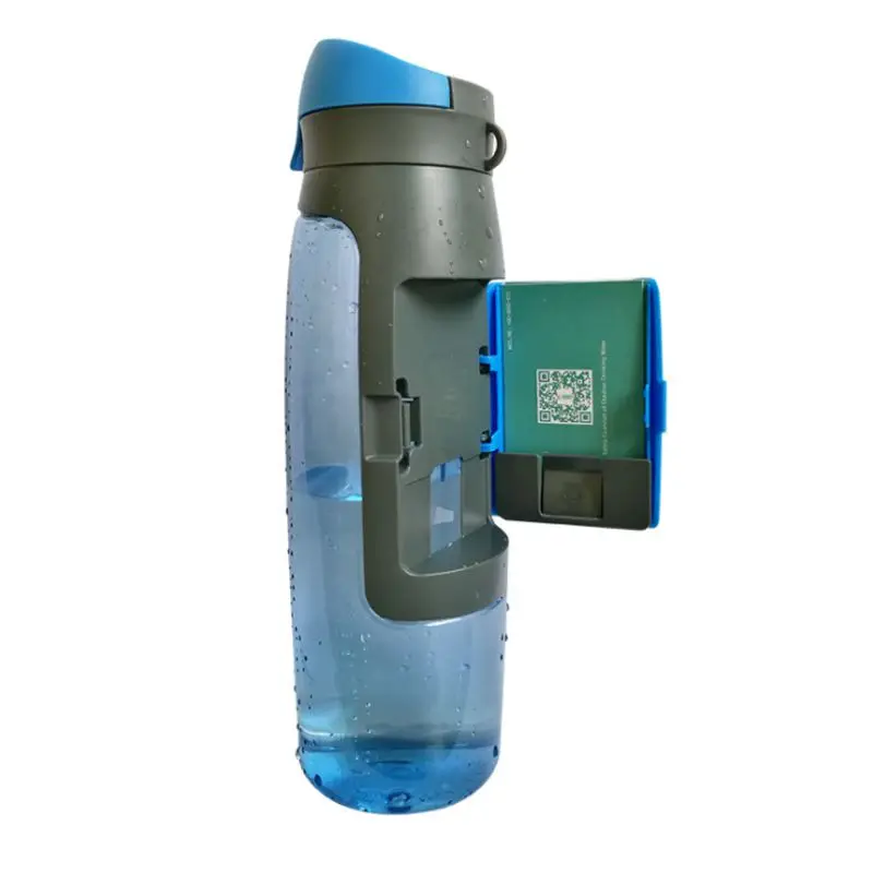 Креативная бутылка для воды 750 мл, кошелек с уплотнением, шейкер для спортивной бутылки для домашних животных, бутылка для холодной воды, для альпинизма, велосипеда, тренажерного зала