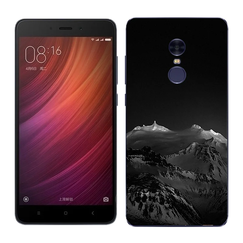 Чехол для Xiaomi Redmi Note 4 Note4 силиконовый чехол с рисунком морского песка задняя