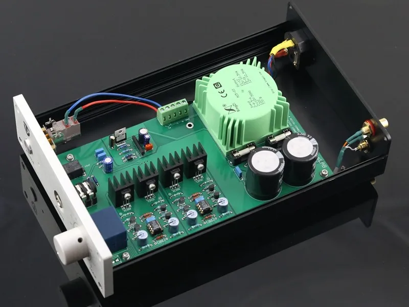 Finished E1 Class A Headphone Amplifier Based on