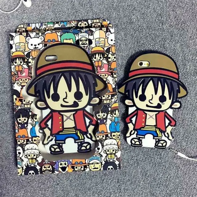 caso 3d bonito dos desenhos animados japão estilo one piece luffy