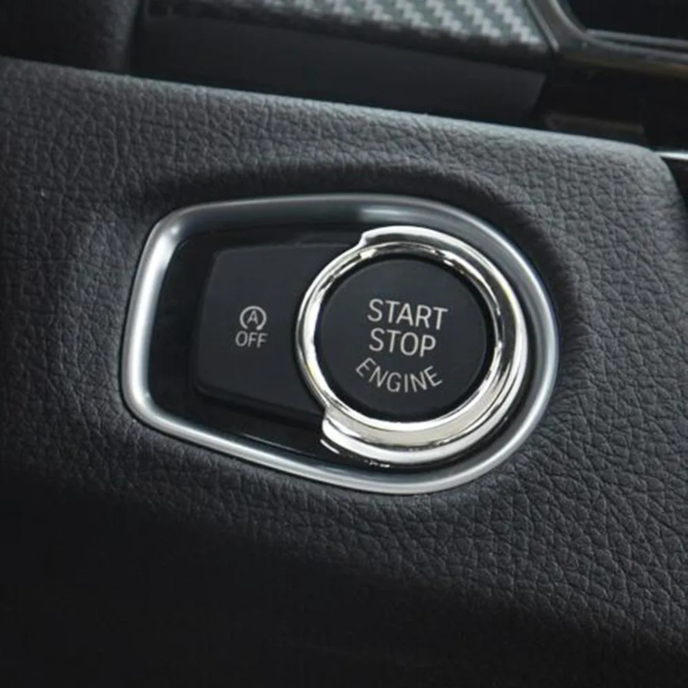 

Color My Life Car Ignition Key Protection Ring Star Stop Engine Key Trim Sticker for BMW 3 4 Series F30 F31 F34 F32 F33 F36