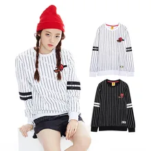 2015 New Vertical Stripes Baseball Dog Men and Women Lovers Sweatshirts With Round Collar Fleece