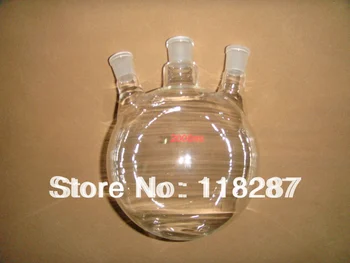 

2000ml 3 neck round bottom Boiling Flask,24/29 joint,Glass flask,lab glassware