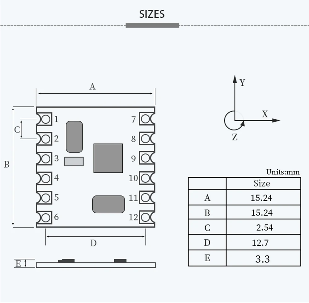 GYRO ACCLERATION ANGLE SENSOR AHRS INCLINOMETER TILT SWITCH ACCLEROMETER MAGNETOMETER ELECTRONIC COMPASS 4