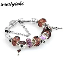LOVE The high-quality goods act the role ofing is tasted Crystal Charm Bracelet With Beads Fits Original Brand Bracelet For Wom LOVE The high-quality goods act the role ofing is tasted Crystal Charm Bracelet With Beads Fits Original Brand Bracelet For Wom