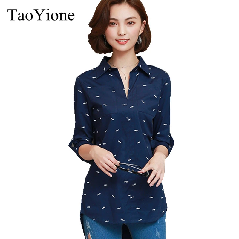 2019 Spring Work Shirt Women plus size M 4XL Blouse Long Sleeve Blouses