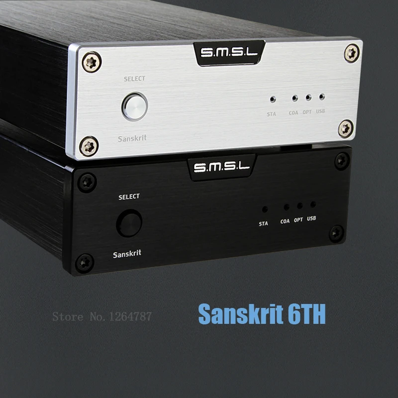 

SMSL Sanskrit 6th MINI HiFi Audio USB DAC Digital to Analog Converter 32BIT/192Khz USB Optical Coaxial Input Audio Amplifier