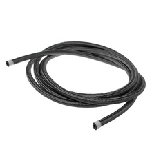 1M Nylon Steel Braided Brake Gas Oil Fuel Line Hose AN4 AN6 AN8 AN10 2018 NEW