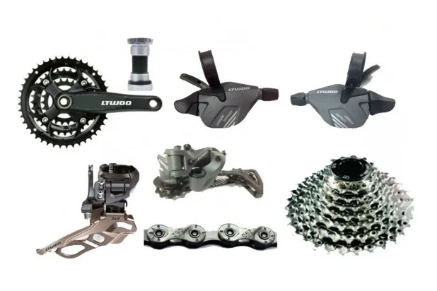 Cheap Bike Groupset  9-speed 27 -speed  mtb group set Upgrade Mountain Bike  Group SET 7psc
