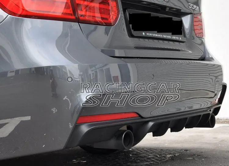 Неокрашенный P Стиль задний диффузор для BMW F30 F31 3-series 335i M-TECH - Цена: 