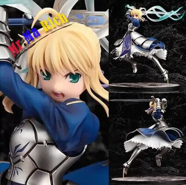 

New 25cm Japanese Anime Fate Stay Night Saber Lily Doll The Sword Of Victory Action Figures Collectible Model Toy