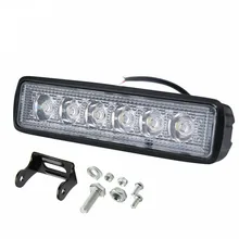 2 шт. 18 Вт светодиодный рабочий свет Прожектор для грузовика свет для джип мотоциклов внедорожный 4x4 ATV 4WD внедорожник УАЗ автомобильный противотуманный фонарь