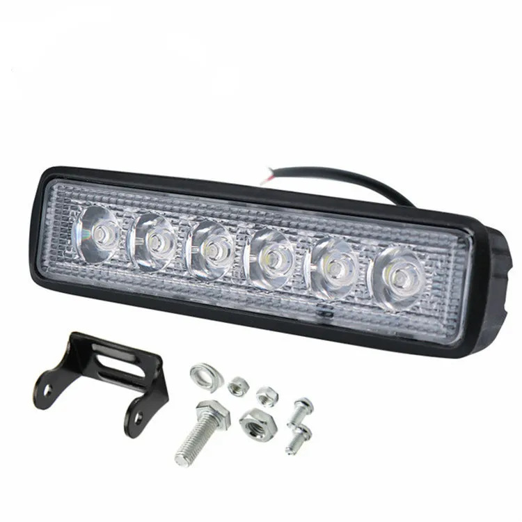 

2Pcs 18W LED Work Light Flood Beam Spotlight Truck Light For Jeep Motorcycles Offroad 4x4 ATV 4WD SUV UAZ Car Fog Light