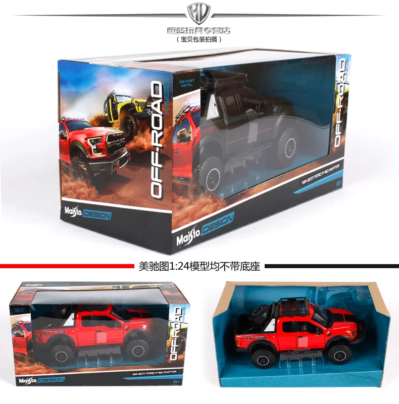 Maisto 1:24 внедорожник KINGS FORD F-150 F150 RAPTOR пикап литая модель автомобиля игрушка Новинка в коробке Новое поступление 32521