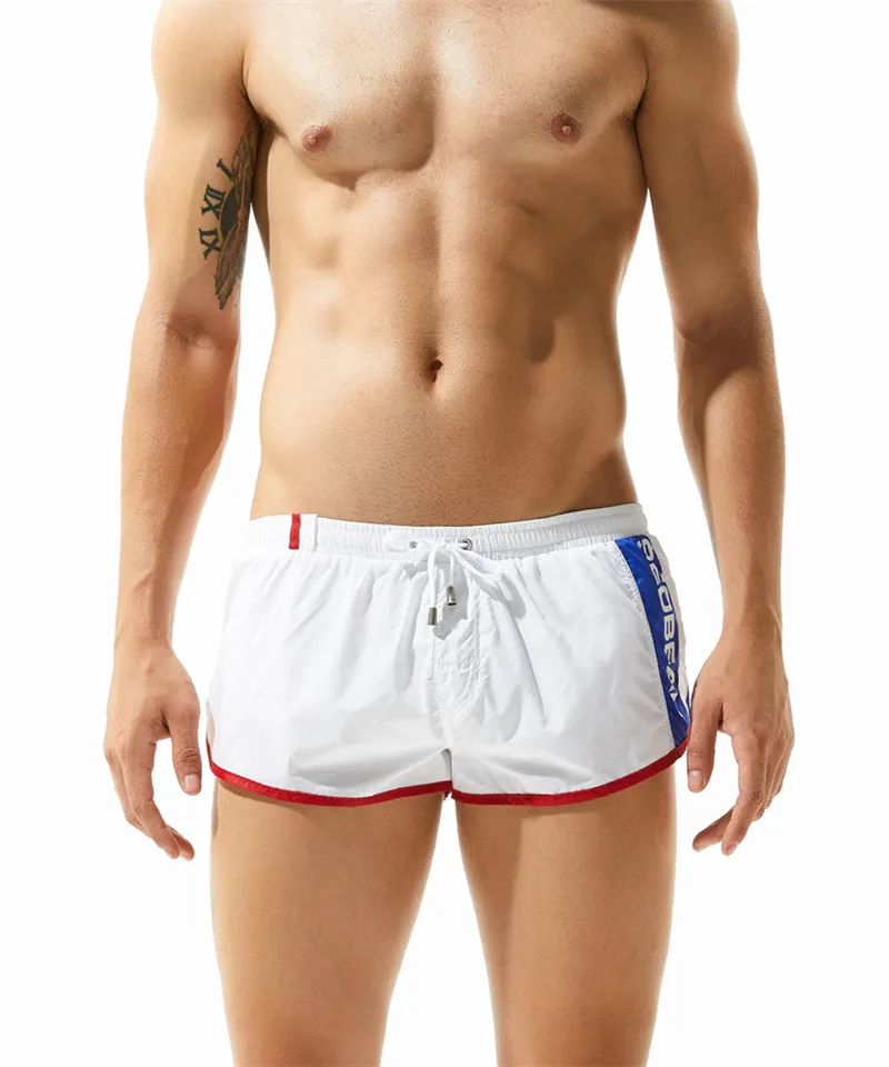 homens, corredores soltos, tecidos de nylon, shorts masculinos, estilo casual