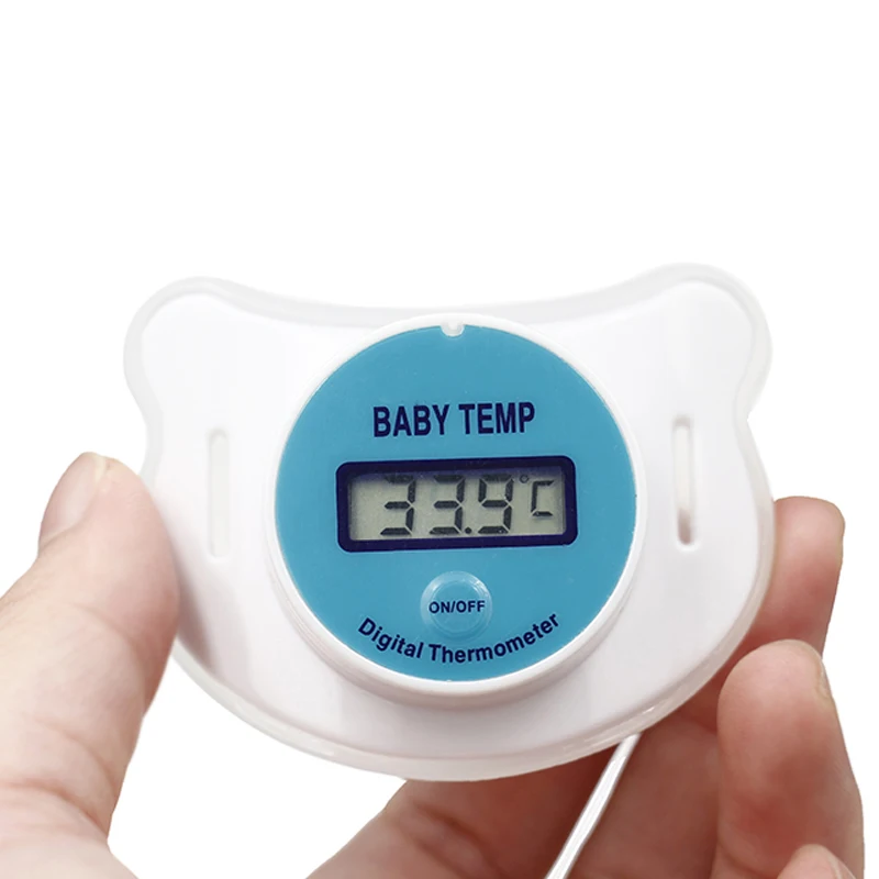 Safety Baby Kid Nipple Pacifier Thermometer Temperature LCD Digital Mouth New