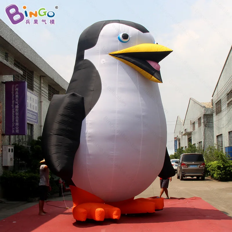 Personalized 5m Height Giant Inflatable Penguin / Inflatable Penguin