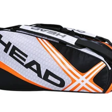 Голова теннисный рюкзак Теннис Сумка головы сумка для теннисных ракеток большой 3-6 падел сумка для ракетки рюкзак