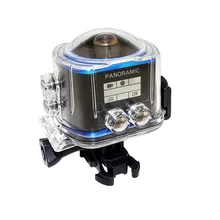 360 Panoramic Action Camera Wide Angle WiFi Waterproof 2448*2448 /30fps Full HD Cam 16MP VR