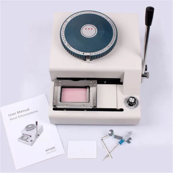 Manual card embossing machine PVC card coding machine VIP membership card Code Printer
