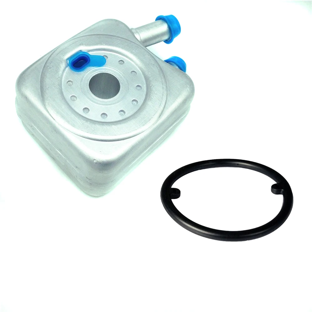TUKE Engine Oil Cooler + Sealing Ring Gasket For VW Bora Passat B5 Golf