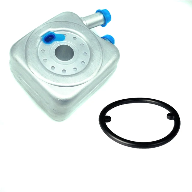 TUKE Engine Oil Cooler + Sealing Ring Gasket For VW Bora Passat B5 Golf