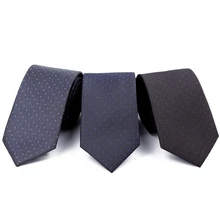 6,5 см галстук для шеи Мужской узкий галстук свадебные галстуки полиэстер черная точка мода мужчины s деловой галстук-бабочка рубашка аксессуары