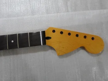 

1pcs Full scalloped Large headstock Guitar Neck Replacement Maple yellow