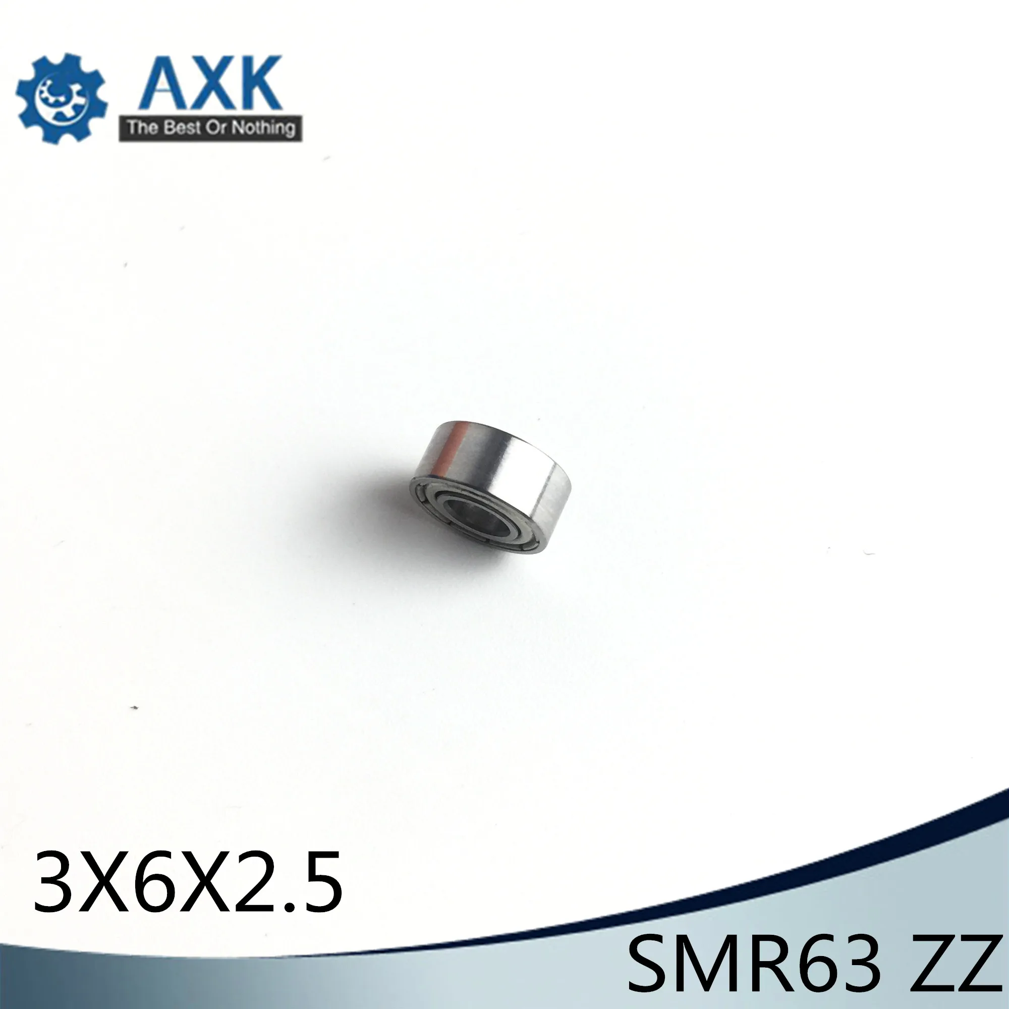 SMR63ZZ Bearing 3*6*2.5 mm ( 10PCS ) ABEC-1 Stainless Steel Ball Bearings Shielded  SMR63Z SMR63 Z ZZ