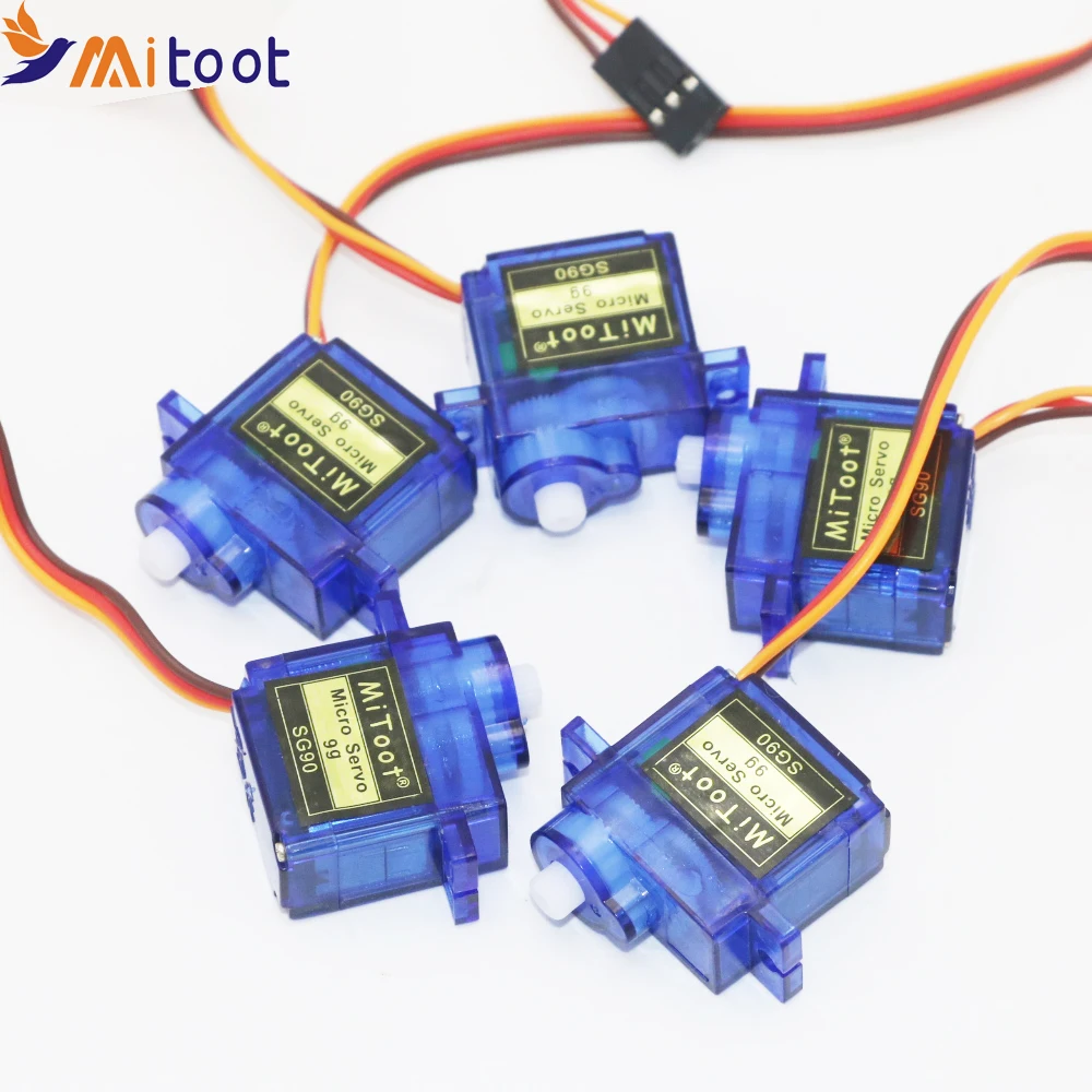 Сервопривод Mitoot RC Micro Servo 9g SG90 Для Arduino Aeromodelismo Align Trex 450 аксессуары для вертолетов 1