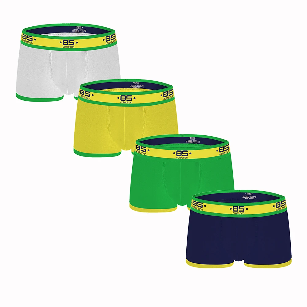 BS 2019 боксеры мужское нижнее белье 4 шт./лот Masculina Calzoncillos Homme Cuecas мужские трусы