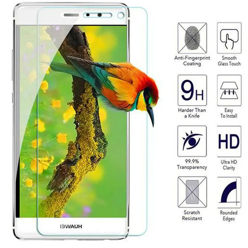 

Premium Screen Protector Tempered Glass for Huawei Honor 7 6 4C 4X Ascend P9 P8 Lite P7 Y6 4A G6 Toughened Glass Cover Film