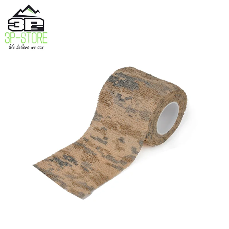 

Airsoft Elastic Camo Cotton Tape Rifle Gun Wrap Hunting Accessories WEX388