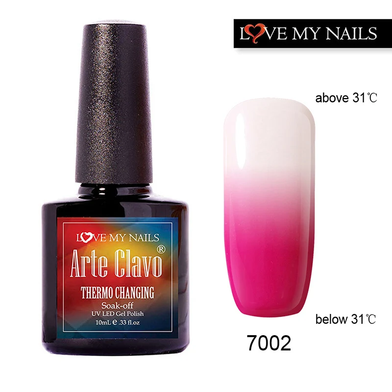 

Temperature Change Color UV Gel Nail Polish Soak Off Thermo Gel Varnishes 10ml Semi-permanent Gel Varnish