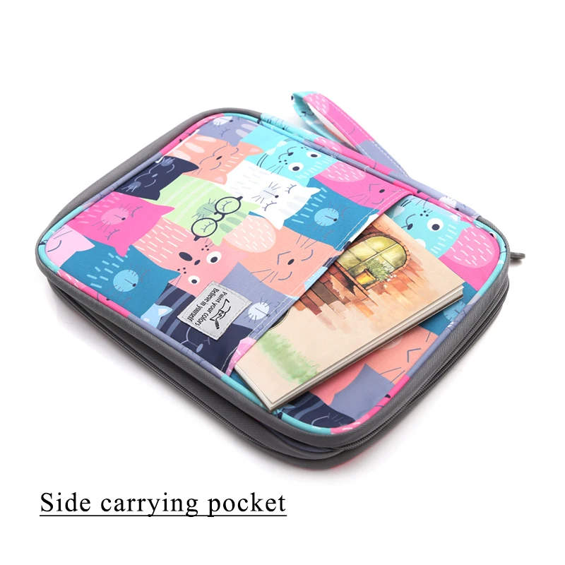 216 Slots Large Capacity Pencil Bag Case Organizer Cosmetic Bag