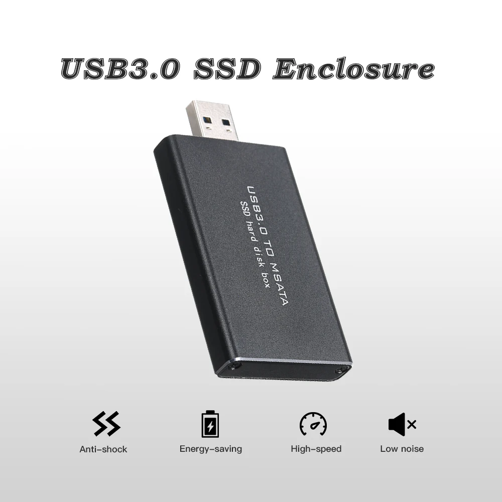 USB3.0 MSATA SSD HDD корпус Портативный внешний жесткий диск Box USB диск с драйверами Поддержка отделка