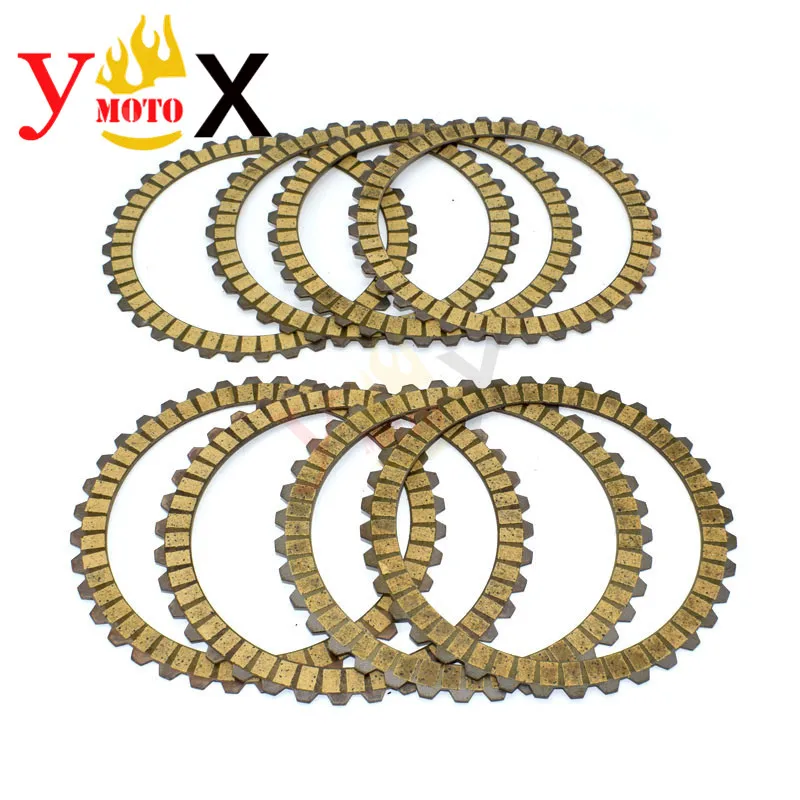 

Motorcycle 8pcs Clutch Friction Plates For Harley XL883 Iron XL883R XLH1200 Roadster XL1200R Custom XL1200 48 72 Chopper Bobber