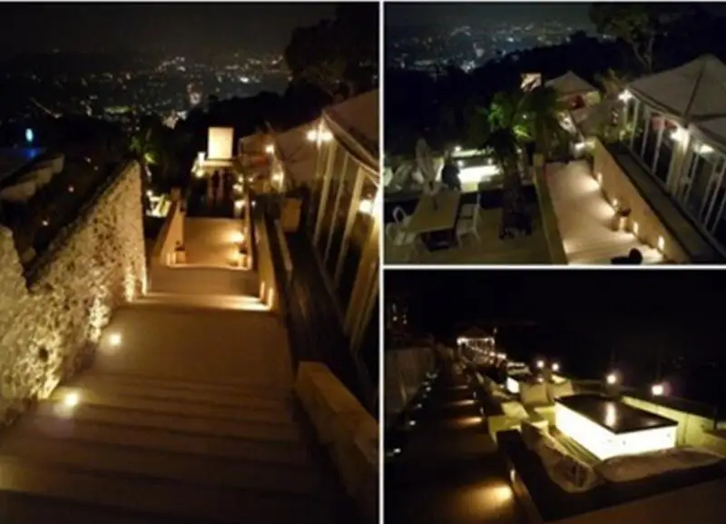 Direto da Fábrica de Led Lâmpada de Canto Luzes ao ar Frete Grátis Vendas Ribalta Incorporado 6 3x2w Led Livre w Luz Passo Passos Ip67 15 Luzes e Iluminação