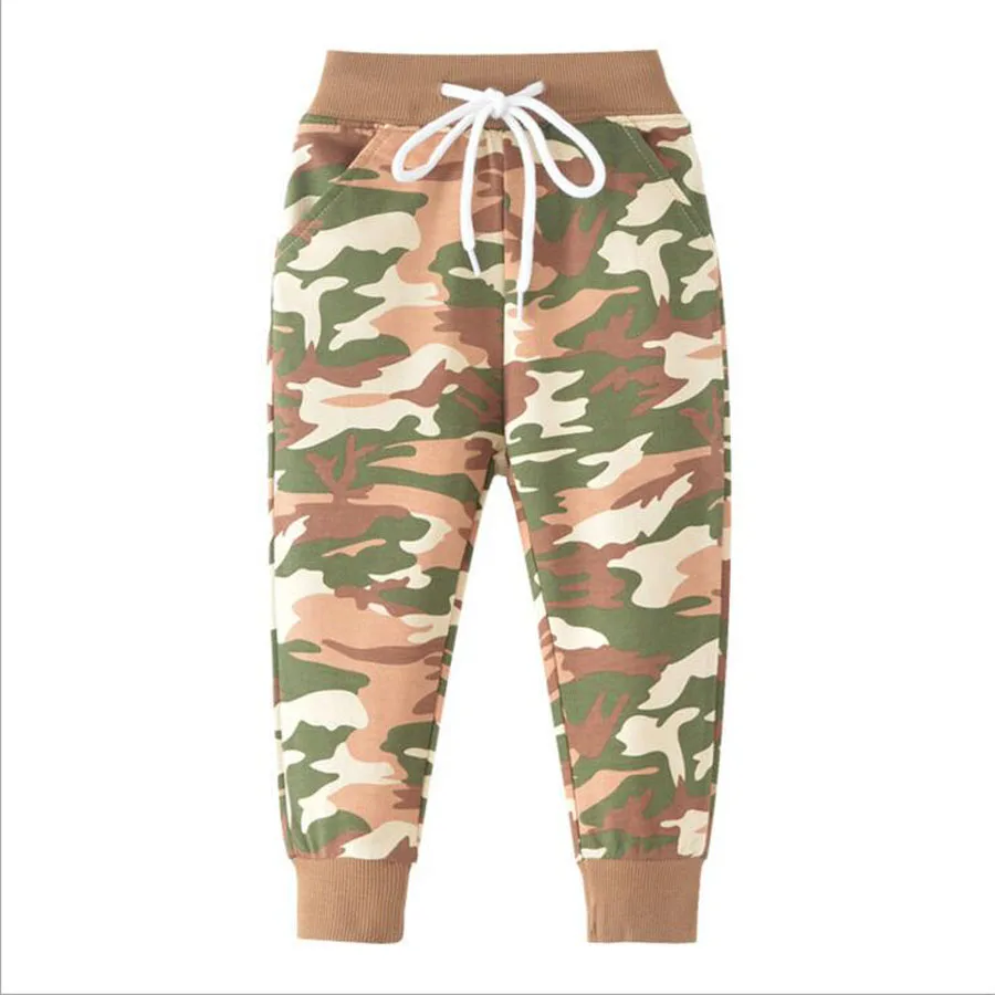 Winter Fashion Baby Cotton Camouflage Pants Kids Sports Camouflage